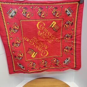JOSE CUERVO RED BANDANNA HANDKERCHIEF UNTAMED MUSIC JAM 1996 20" X 20"
